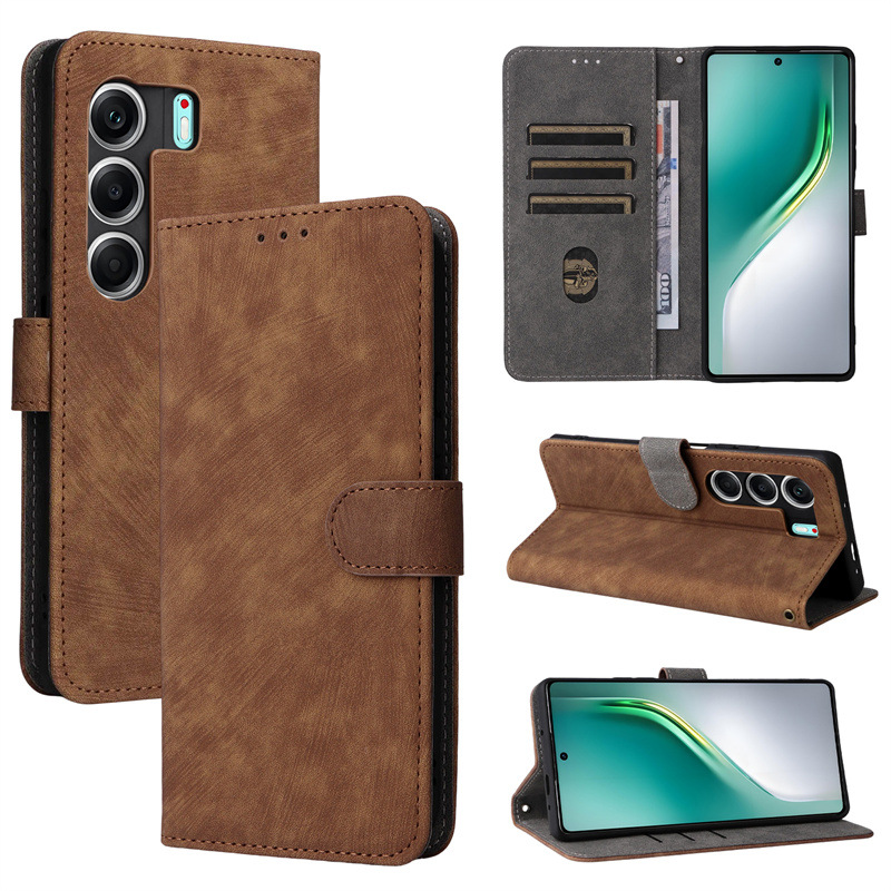 Tecno Camon 50 X821/Camon 50 Pro X824 Leather Phone Case with RFID Blocking Credit Card Holder,PU Wallet Flip Folio Case for Tecno Camon 50 X821/Camon 50 Pro X824/Camon 40/40 Pro