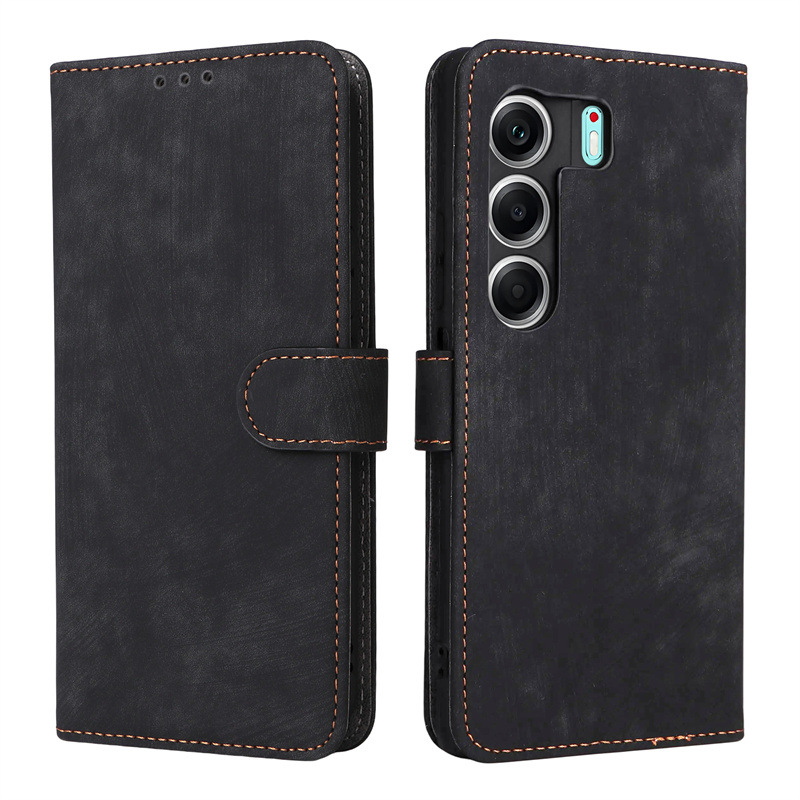 Tecno Camon 50 X821/Camon 50 Pro X824 Leather Phone Case with RFID Blocking Credit Card Holder,PU Wallet Flip Folio Case for Tecno Camon 50 X821/Camon 50 Pro X824/Camon 40/40 Pro