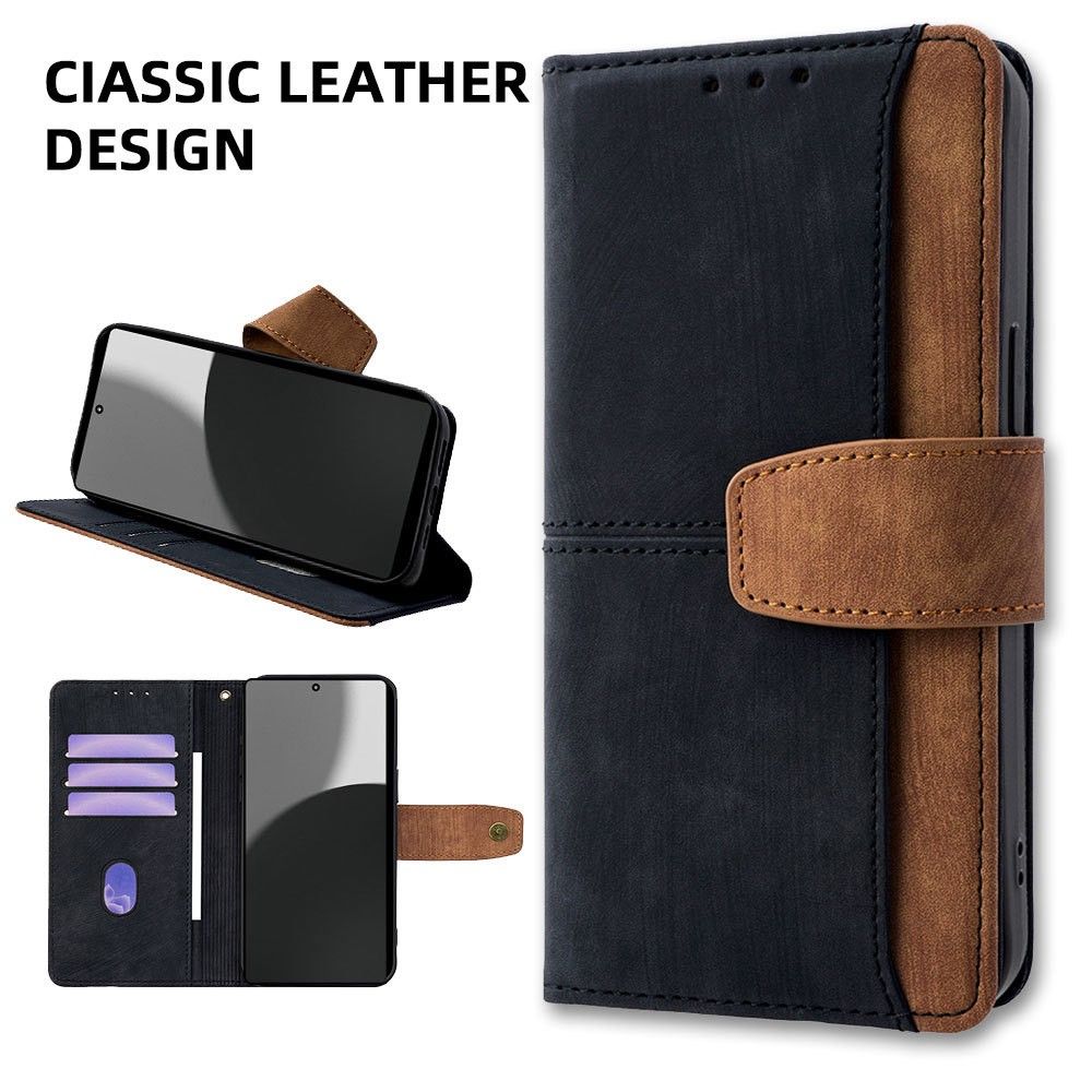 Tecno Camon 50 4G/X821/Camon 50 Pro 4G/X824 Leather Phone Case with RFID Blocking Credit Card Holder, PU Wallet Flip Folio Case with Magnetic Closure Buttons for Tecno Camon 50 4G/X821/Camon 50 Pro 4G