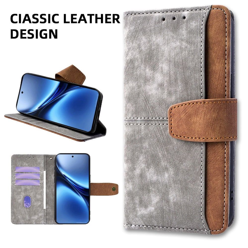 Tecno Camon 50 4G/X821/Camon 50 Pro 4G/X824 Leather Phone Case with RFID Blocking Credit Card Holder, PU Wallet Flip Folio Case with Magnetic Closure Buttons for Tecno Camon 50 4G/X821/Camon 50 Pro 4G