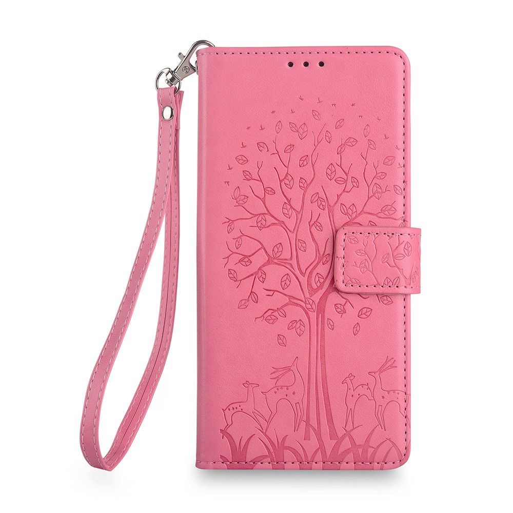 Tecno Camon 50 4G/X821/Camon 50 Pro 4G/X824 Leather Phone Case,Wallet Women Flip Cover with Credit Card Holders Embossed PU Leather Stand Wrist Strap Purse Protective Case for Tecno Camon 50 4G/X821