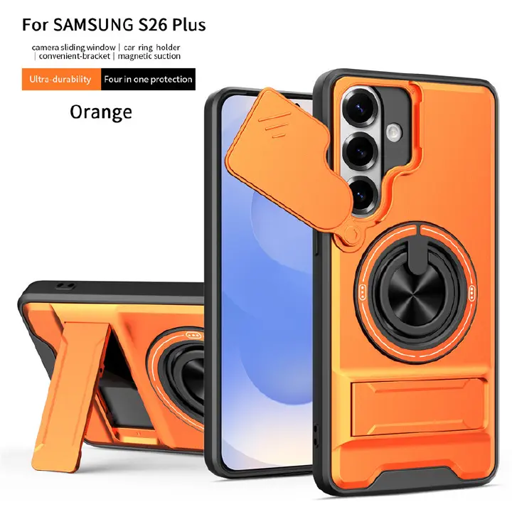 Camera Cover Case For Samsung Galaxy S26 S25 S24 S23 Ultra S25 Plus S25 FE S25 Edge A37 A26 A17 A16 A15 A14 A13 A56 A36 A07 A06 A05S A54 Note 20 Ultra S21 S22 Ultra Magsafe Shockproof Phone Case Cover