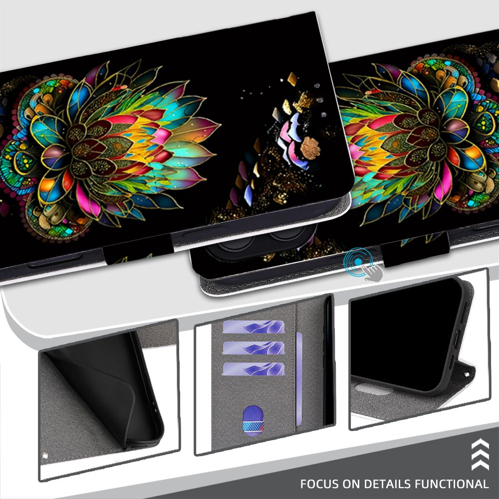 Tecno Camon 40 4G Camon 40 Pro Camon 30 Premier Leather Phone Case with RFID Blocking Credit Card Holder,PU Wallet Flip Folio Case for Tecno Pova 7 Pova 7 Pro Pova 7 Ultra