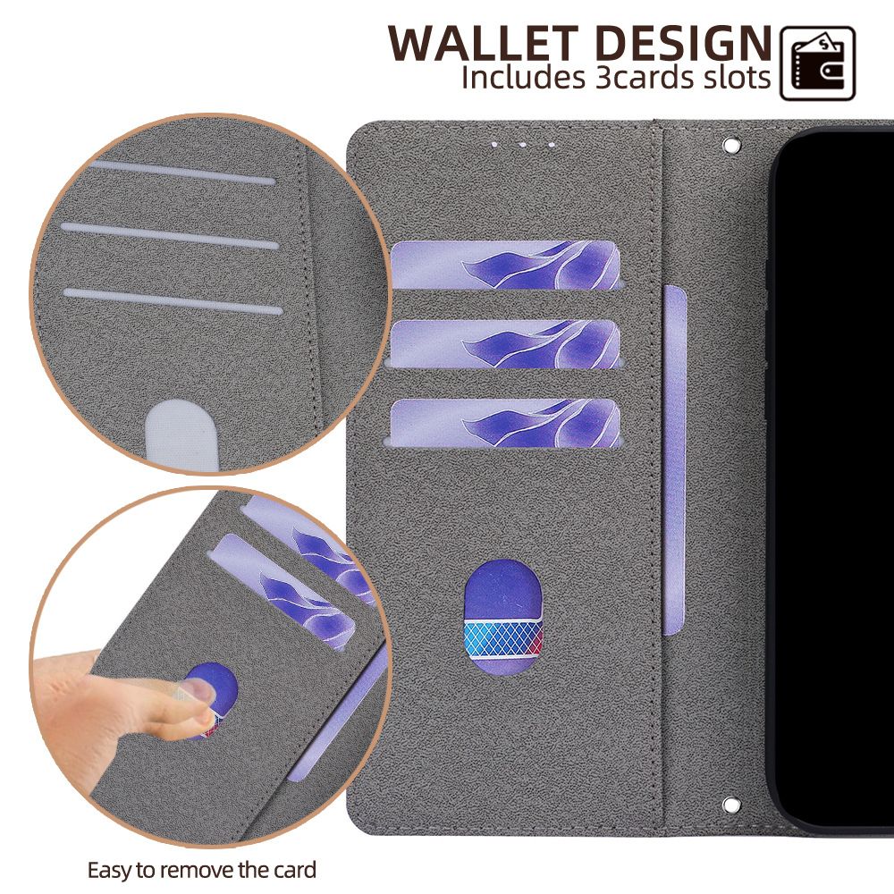 Tecno Camon 40 4G Camon 40 Pro Leather Phone Case with RFID Blocking Credit Card Holder,PU Wallet Flip Folio Case for Tecno Pova 7 Pova 7 Pro