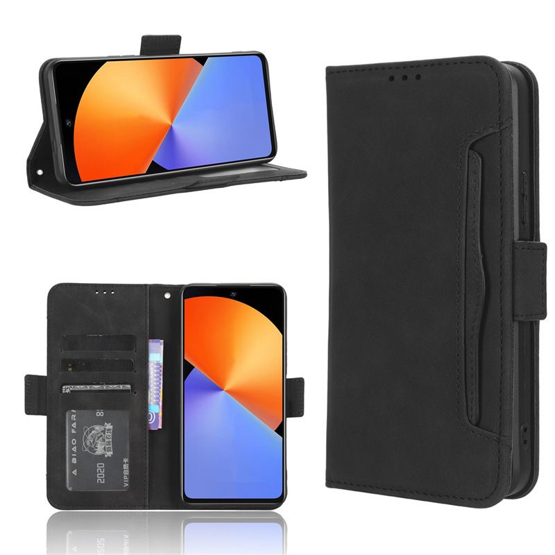 Infinix Note Edge 5G Wallet Phone Case with Card Holder, Leather Kickstand Card Slots Cover for Infinix Note Edge 5G