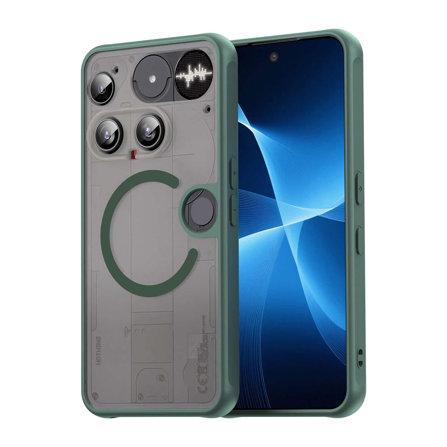 Matte Magnetic Phone Case for Nothing Phone 3 3A CMF Phone 2 Pro phone Shockproof Slim Cover with Strong MagSafe for Nothing Phone 3A Lite