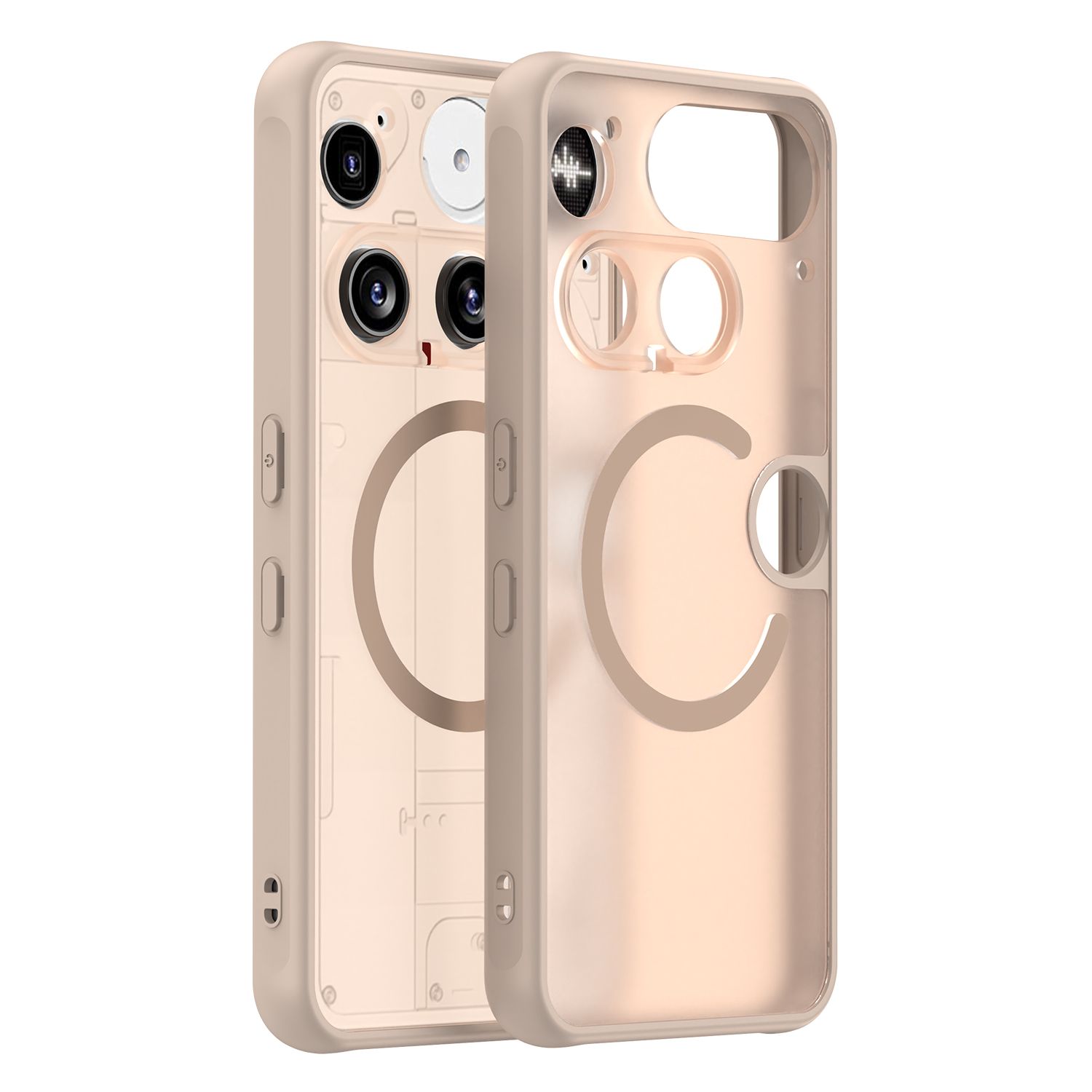 Matte Magnetic Phone Case for Nothing Phone 3 3A CMF Phone 2 Pro phone Shockproof Slim Cover with Strong MagSafe for Nothing Phone 3A Lite