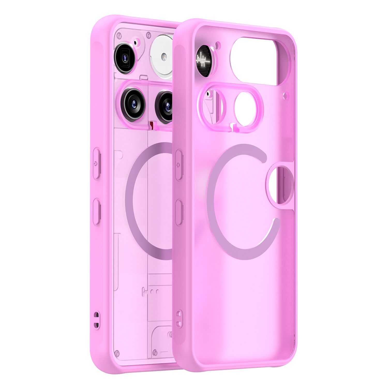 Matte Magnetic Phone Case for Nothing Phone 3 3A CMF Phone 2 Pro phone Shockproof Slim Cover with Strong MagSafe for Nothing Phone 3A Lite