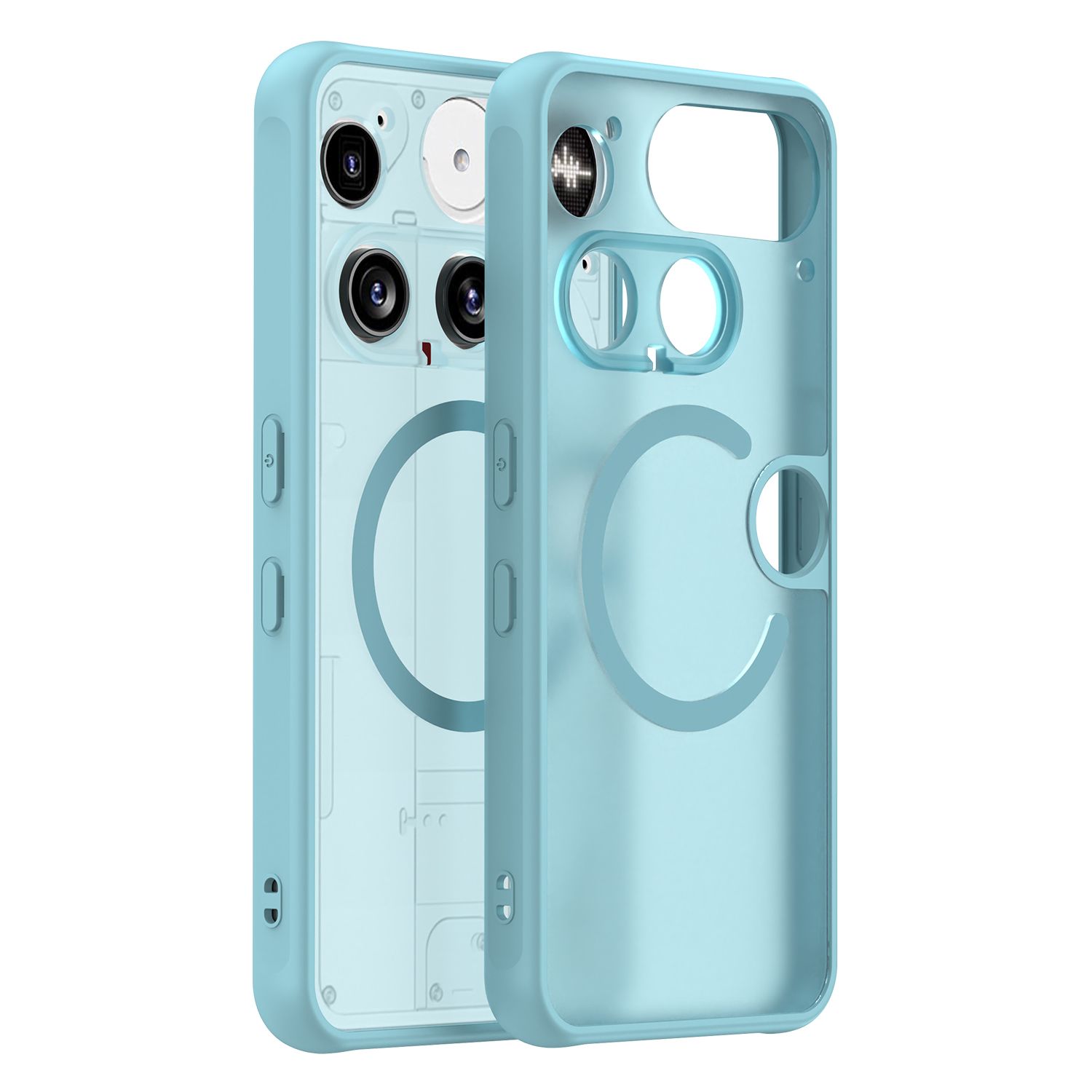 Matte Magnetic Phone Case for Nothing Phone 3 3A CMF Phone 2 Pro phone Shockproof Slim Cover with Strong MagSafe for Nothing Phone 3A Lite