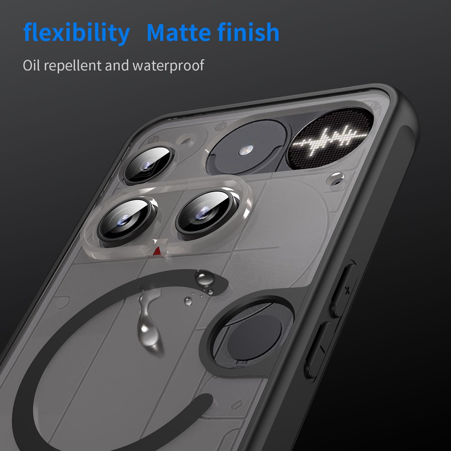 Matte Magnetic Phone Case for Nothing Phone 3 3A CMF Phone 2 Pro phone Shockproof Slim Cover with Strong MagSafe for Nothing Phone 3A Lite