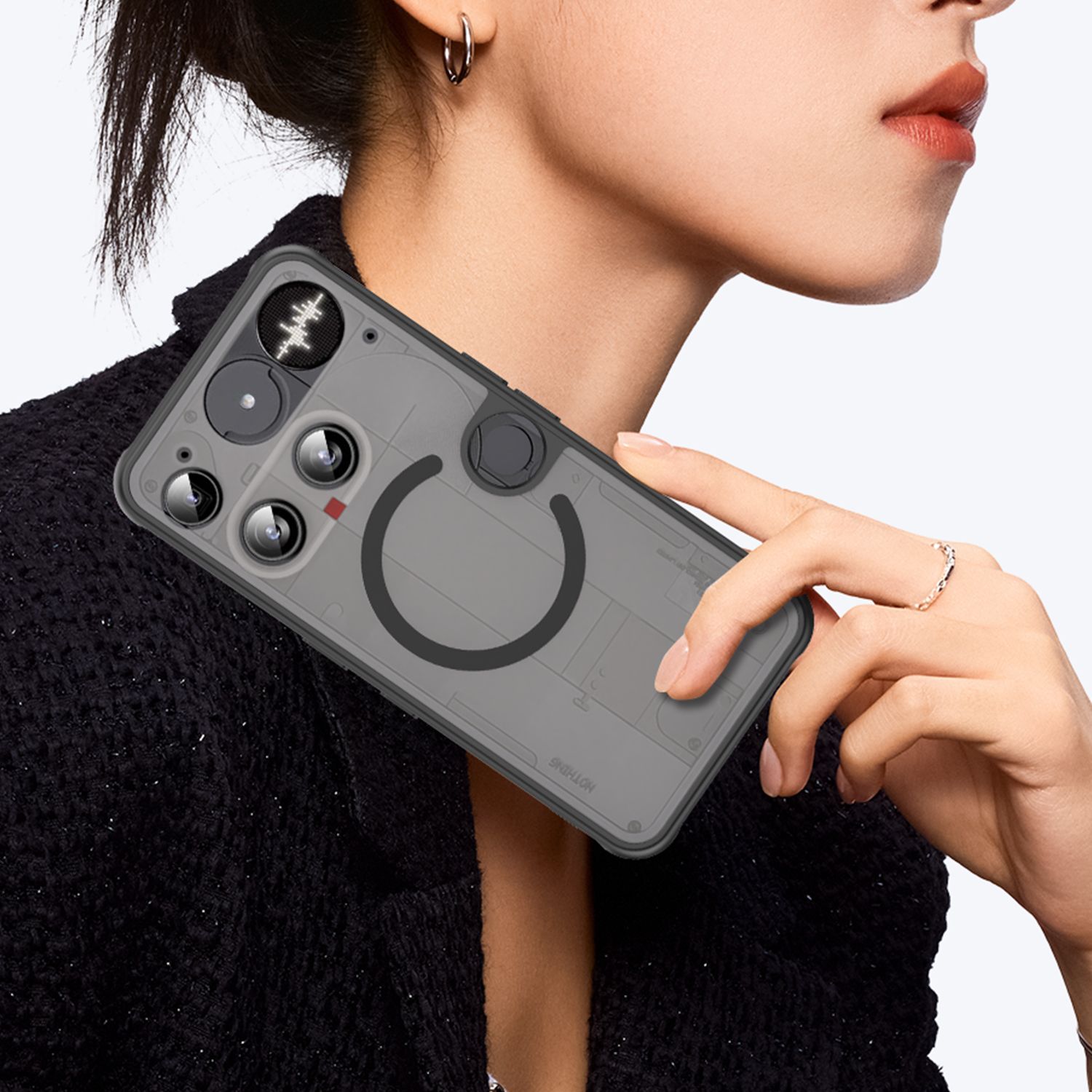 Matte Magnetic Phone Case for Nothing Phone 3 3A CMF Phone 2 Pro phone Shockproof Slim Cover with Strong MagSafe for Nothing Phone 3A Lite