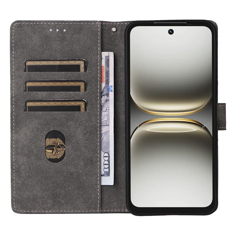 Tecno Spark 40 Pro Plus Case,Premium PU Leather Flip Folio Wallet RFID Blocking with Magnetic Closure Built-in Kickstand Protective Case