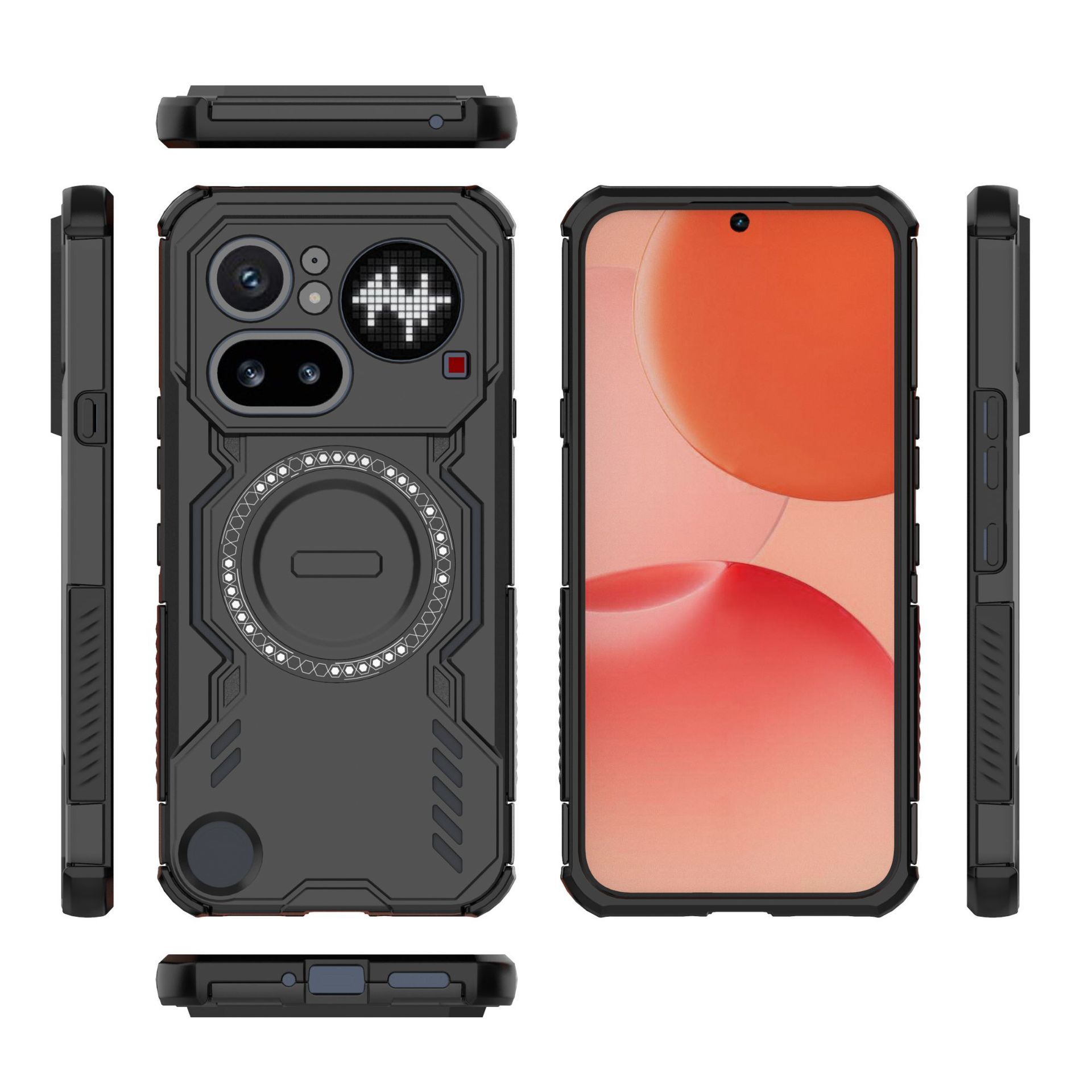 Nothing Phone 4A Nothing Phone 4A Pro MagSafe Case,Magnetic Drop-Proof Phone Case Cover for Nothing Phone 4A Nothing Phone 4A Pro