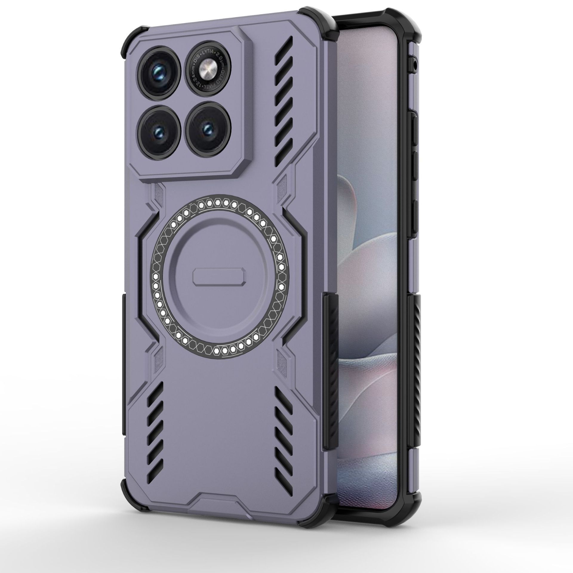 Motorola Moto Edge 70 Fusion Phone Case,Magnetic Heat Dissipation Phone Case Cover for Motorola Moto G67 G57 Power G06