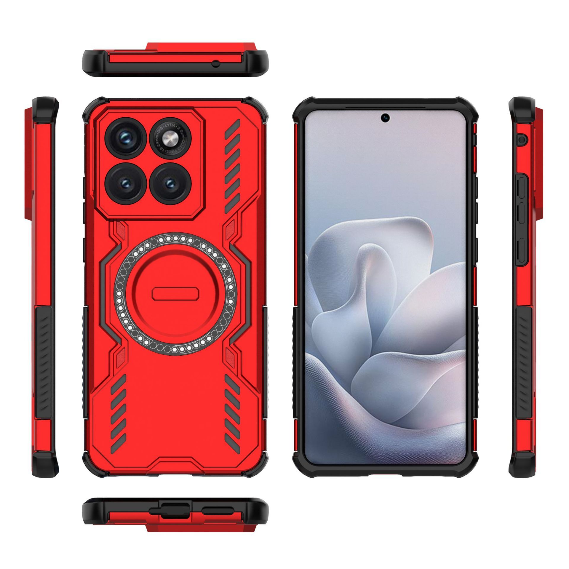 Motorola Moto Edge 70 Fusion Phone Case,Magnetic Heat Dissipation Phone Case Cover for Motorola Moto G67 G57 Power G06