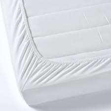 Fitted White Cotton Bedsheets with 4 pillow cases
