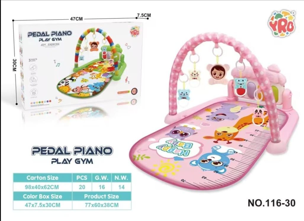 Pedal Piano Playing Mat - Baby Calmer and Psycho-motor trainer