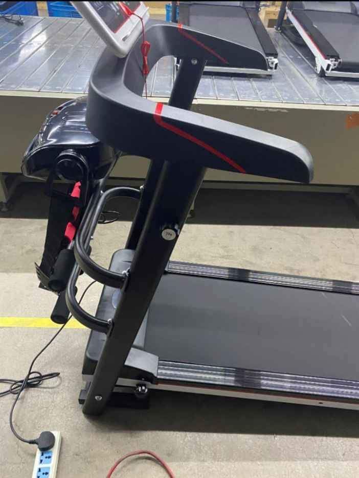 Fold-able Treadmill with a Massager and 2 Dumbbells - Suitable for both home and commercial use. High quality standard