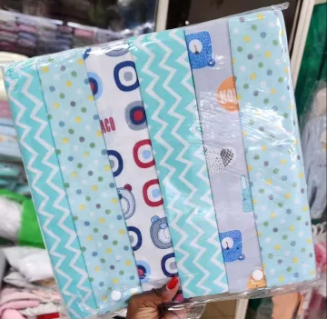 Baby Flannels - 6Pack Soft Baby Blankets / Warmers / Swaddlers