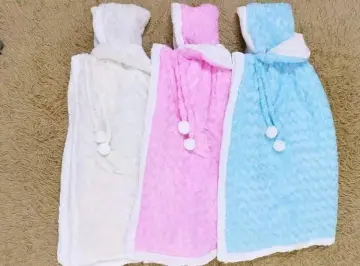 Hooded Baby Shawls - Soft Baby Swaddlers / Blankets / Warmers