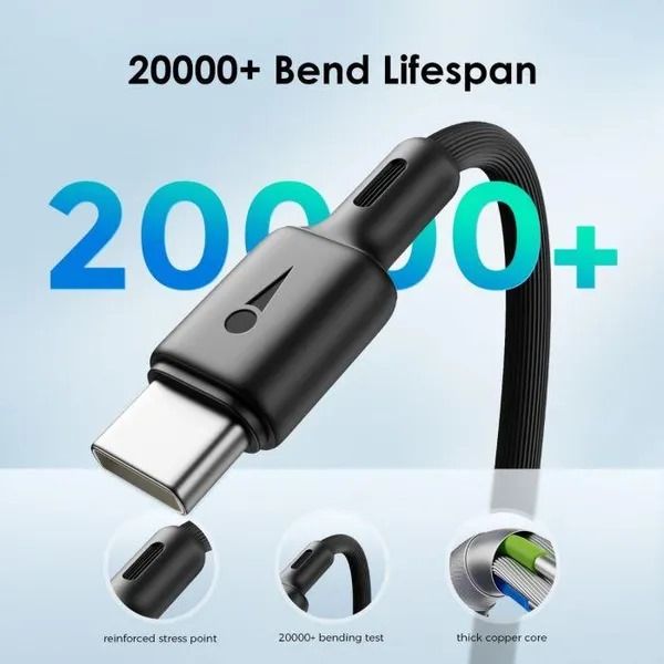 oraimo Duraline 3 in 1 Fast Chargin Cables 1.2Meters Long 3A Cable Fast Charging Cable