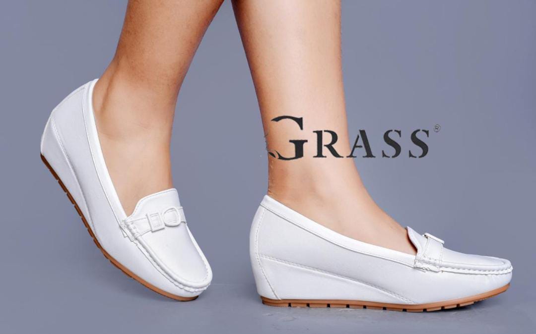 Comfortable quality,leather, durable, orthopedic, official classy loafer wedges/heels ladies/women shoes