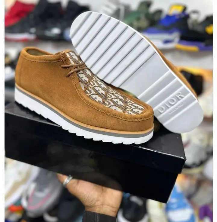 Brand New High Quality Mens Clarks Dior Shoes