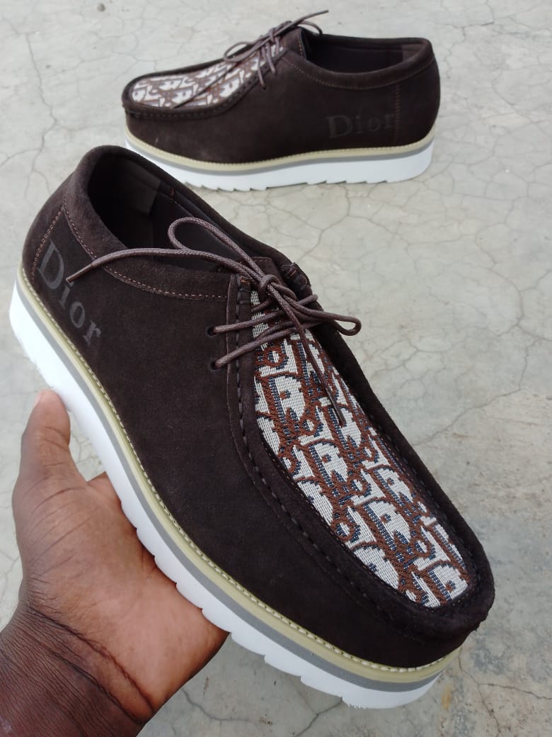 Brand New High Quality Mens Clarks Dior Shoes