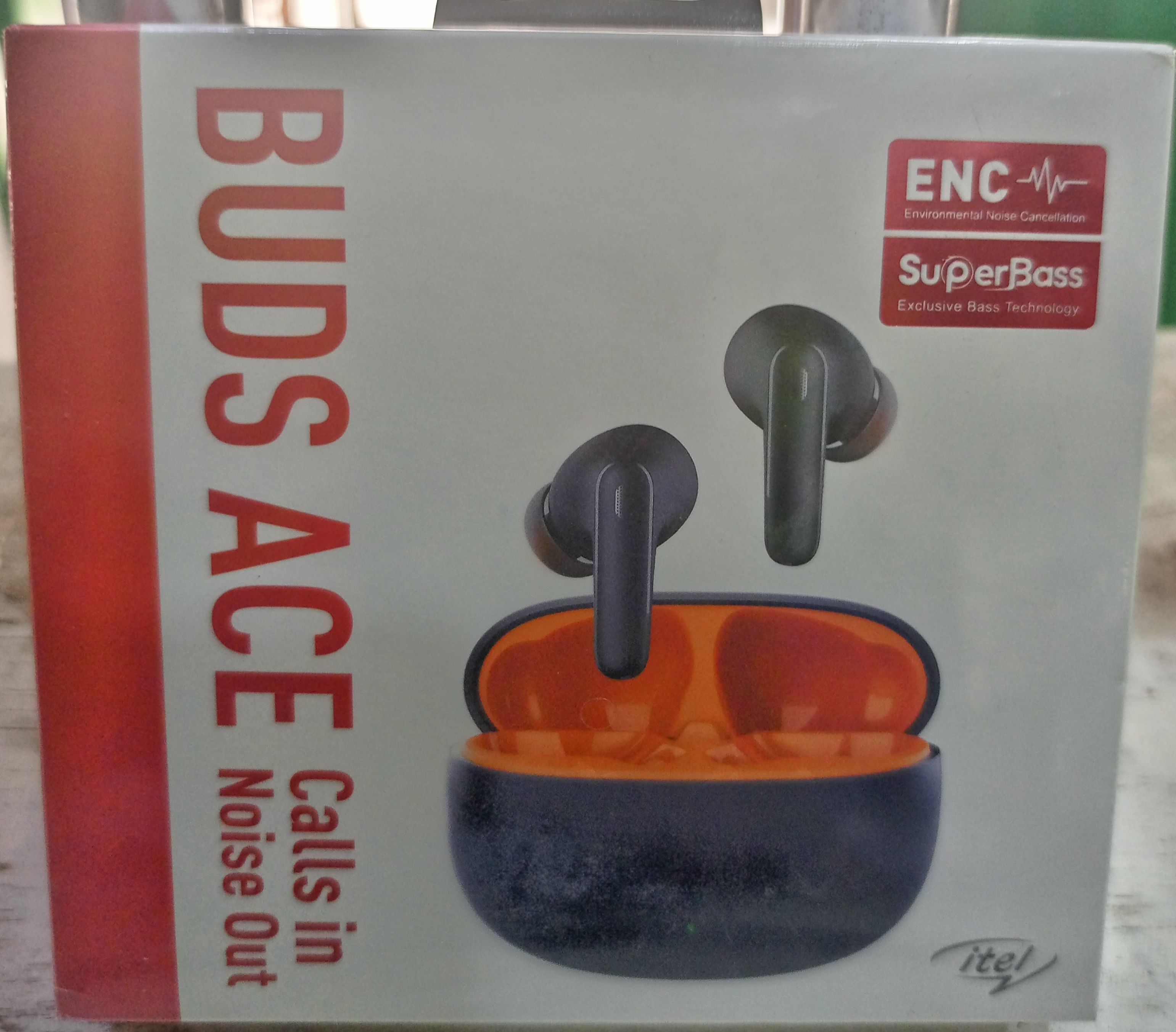 (CLEARANCE SALES) Itel Buds Ace in Ear TWS Earbuds with 40H Playtime, Quad Mic ENC, IPX5, 10MM Bass Boost Drivers,BT Version 5.3, Fast Charging Bluetooth Earphone