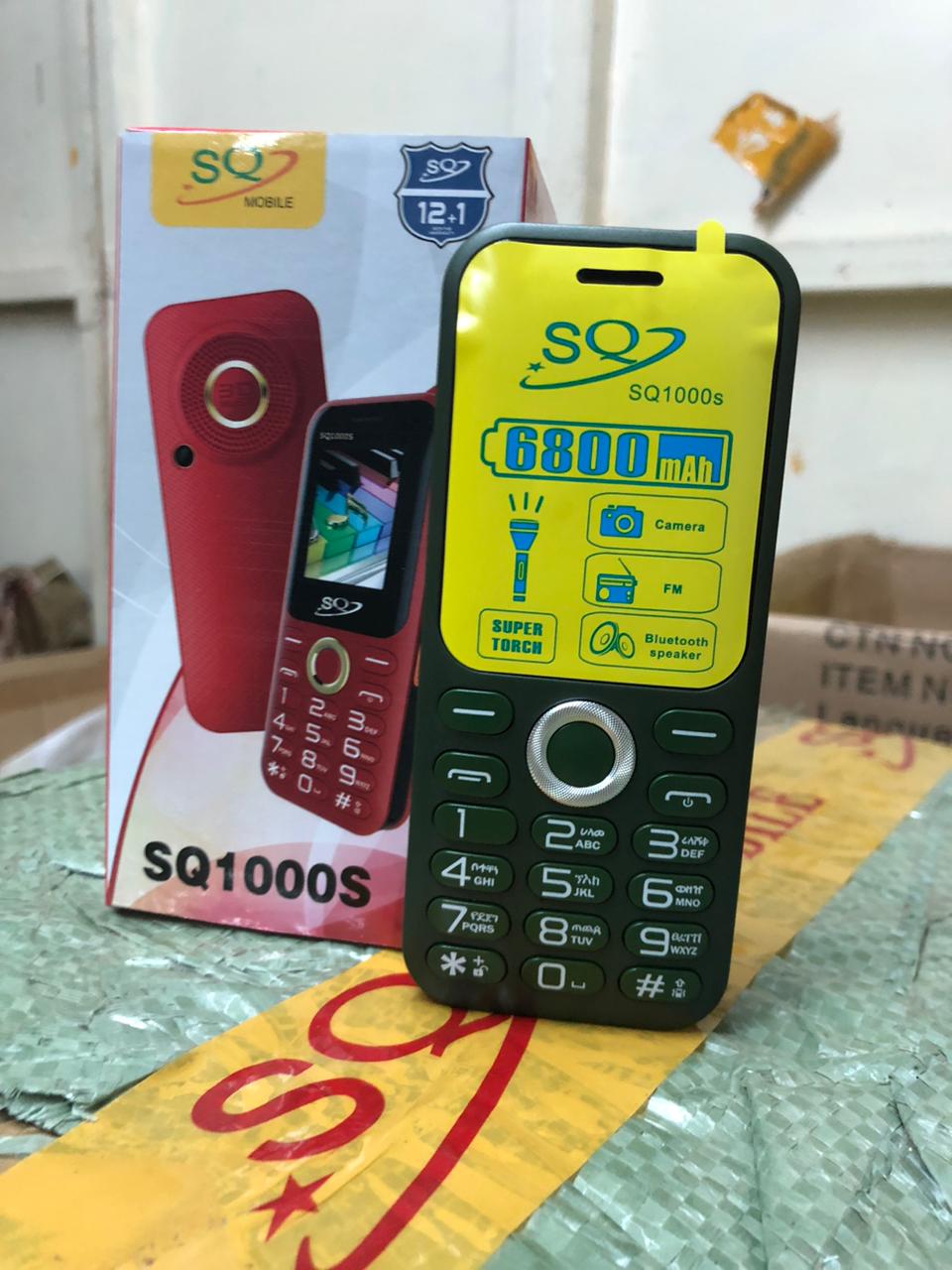 (SPECIAL OFFER]NEW  SQ 1000S, battery 6800mAh (Dual SIM)Wireless FM Camera Phone Feature phone Kabambe