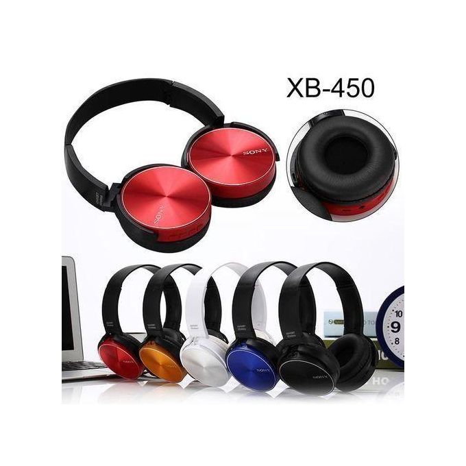 [BLACK FRIDAY OFFER] SONY WIRELESS XB450BT Bluetooth headphones FOR MUSIC ENTERTAINERS,clear and clear sound quality with MIC, deep bass, HD sound bass  booster