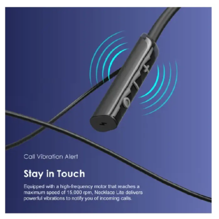 (SPECIAL OFFER) Oraimo Necklace Lite Call Vibration Wireless Headphones IPX4 waterproof and Noise reduction in calls and with dual device connection