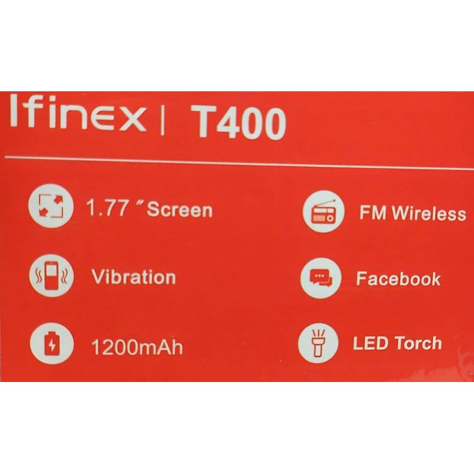(SUPER OFFER) IFINEX T 400 TRIPLE 3 SIM CARD 1.77'' BIG TOUCH WIRELESS FM KABAMBE KATULULU MULIKA MWIZI NEW ARRIVAL FEATURE PHONE.