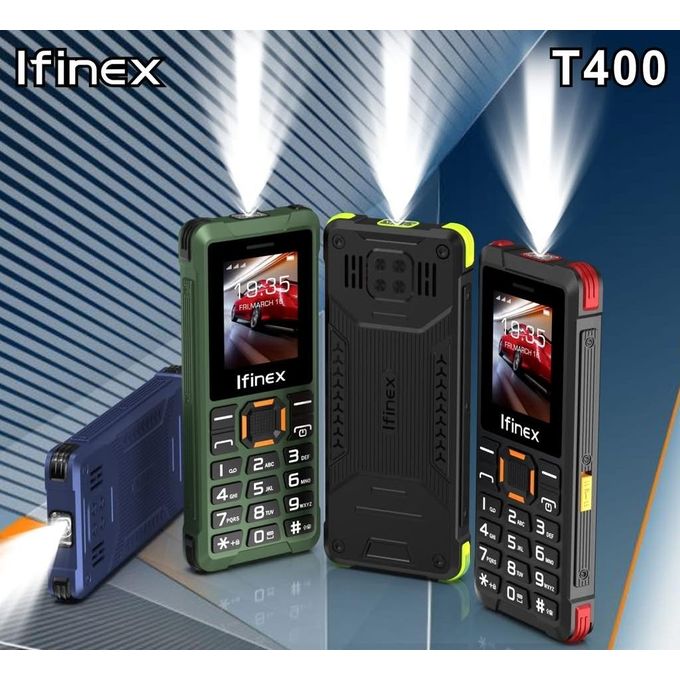 (SUPER OFFER) IFINEX T 400 TRIPLE 3 SIM CARD 1.77'' BIG TOUCH WIRELESS FM KABAMBE KATULULU MULIKA MWIZI NEW ARRIVAL FEATURE PHONE.