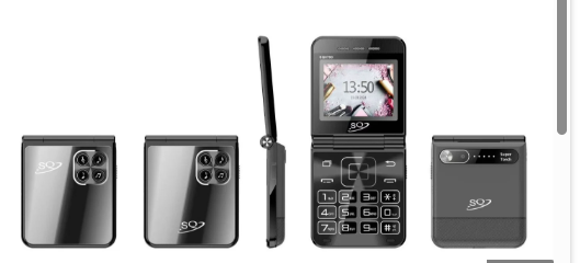 SQ333 Classic Flip Dual SIM Phone 2.4” Screen 1700mAh Battery  Bluetooth FM Radio Perfect for everyday use easy handling and a reliable communication tool