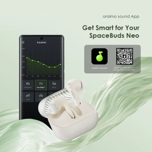 (CLEARANCE SALES OFFER)Oraimo SpaceBuds Neo True Wireless Spatial Earbuds