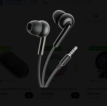 Oraimo Original CONCH 2 NEO MODEL: OEP-320S Earphones Superior Deep Bass, HD Sound Earphone with Mic PLUS  a FREE GIFT of Aldeepo AD-KZ10 Stream Type-C to 3.5mm Audio Adapter