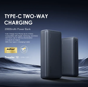 (SUPER OFFER ) Oraimo Traveler 12 20000mAh 12W Power Bank + Free Oraimo OCW-U37SP+M53 Cannon 3 Mini Charger 6W