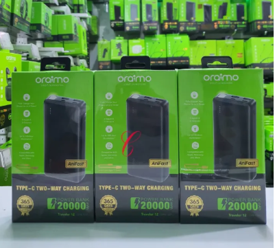 (SUPER OFFER ) Oraimo Traveler 12 20000mAh 12W Power Bank + Free Oraimo OCW-U37SP+M53 Cannon 3 Mini Charger 6W