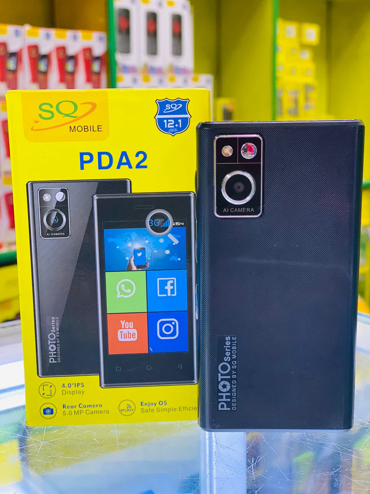 SUPER OFFER!!! NEW SQ PDA 2PHONE 4.0''IPS Screen Display 5.0MP Camera 3G Network Facebook Whatsapp  Youtube  2200 mAh Battery CapacityAnd Enjoy OS Safe Simple Efficient