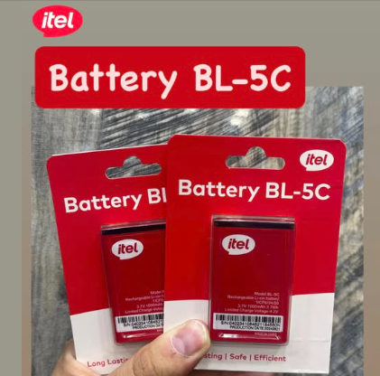 (SPECIAL OFFER) Itel Original BL-5C Battery 1000mAh 🔋 Reliable Power You Can Trust  ✅ Long-lasting performance ✅ Safe & stable original  ✅ Perfect fit for kabambe phones Say goodbye to low battery