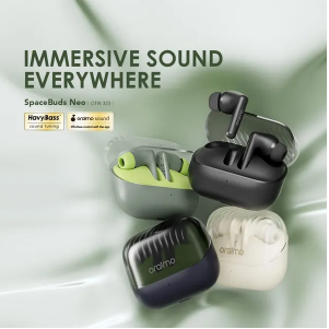 PROMOTION !!! Oraimo SpaceBuds Neo True Wireless Spatial Earbuds 30-hours Playtime  With APP Control True Wireless Earbuds Bluetooth Earphones