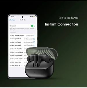 PROMOTION !!! Oraimo SpaceBuds Neo True Wireless Spatial Earbuds 30-hours Playtime  With APP Control True Wireless Earbuds Bluetooth Earphones