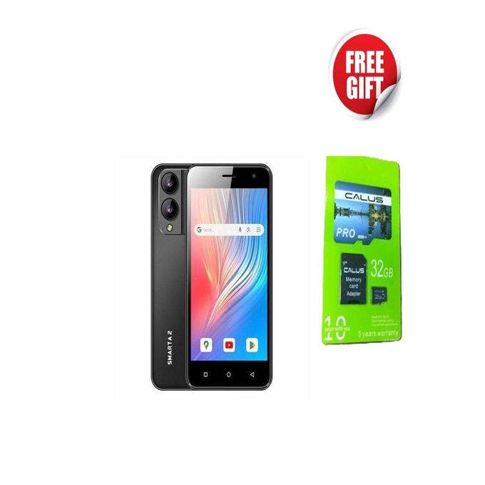LIMITED OFFER!!Safaricom Neon Smarta 2🔹5 inch  Screen display🔹32GB ROM+2GB RAM🔹2MP+5MP Camera🔹Dual SIM And 3300mAh Battery+32GB MEMORY CARD