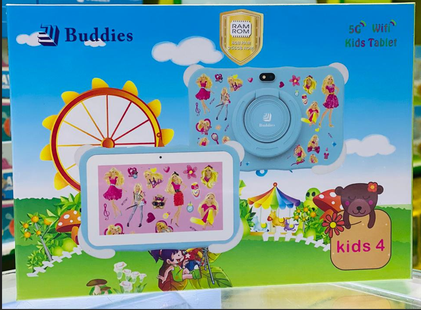 BUDDIES KIDS 4  STUDY  5G WIFI TABLETS RAM 8GB,ROM 256GB With BOTH  SIM CARD SLOT AND MEMORY CARD SLOT  HIGHLY RECOMMENDED FOR A GIRL CHILD