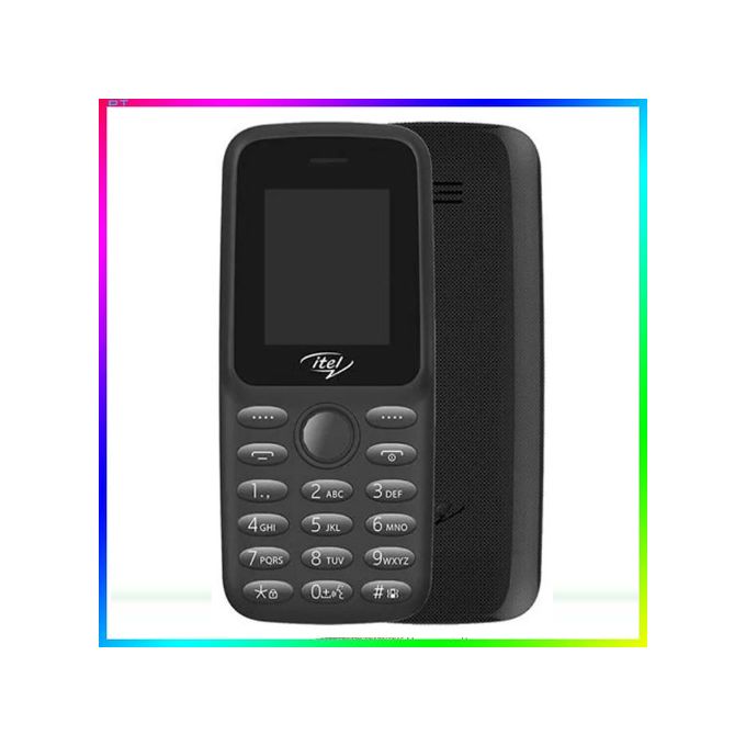 (SPECIAL  OFFER) ITEL 2163 Feature Phone 1.8"screen Display  Bright Torch Dual Sim Card Network GSM 900/DCS1800 MHz/GSM/GPRS  Wireless FM radio USB 2.0  Battery 1000mAh.