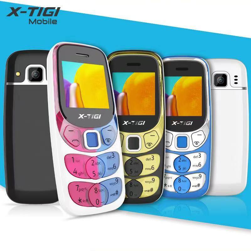 PROMOTION!!! X-TIGI 2300 🔹Super small size🔹 Dual SIM dual Standby🔹 Display Size:1.3″ IPS Screen🔹 Connectivity Bluetooth Dialer🔹 Wireless FM 🔹Battery: 520Mah