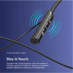 BLACK FRIDAY OFFER!! Oraimo Necklace Lite Call Vibration Wireless Headphones IPX4 waterproof and Noise reduction in calls & with dual device connection 30Hr Playtime & Vibration Notifications