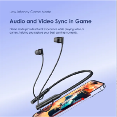 BLACK FRIDAY OFFER!! Oraimo Necklace Lite Call Vibration Wireless Headphones IPX4 waterproof and Noise reduction in calls & with dual device connection 30Hr Playtime & Vibration Notifications