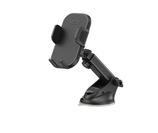 NEW ALERT!! Oraimo Hydra 4 Super Suction Flexible Car Mount Phone Holder, Solid Grips, Silicone Protection,360° Flexible Gooseneck ,Sleek and Durable Build MODEL:OCM-13